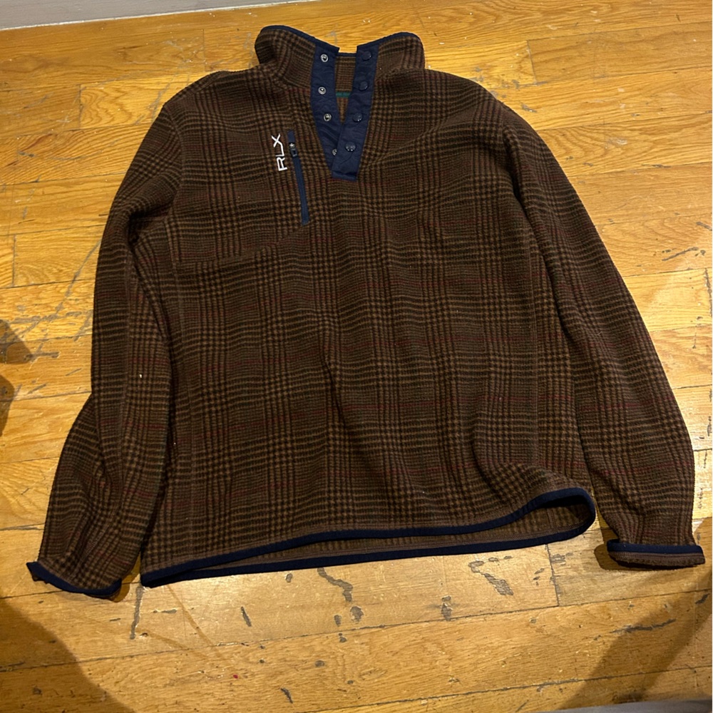 Patterned Athletic Leisure Sweater